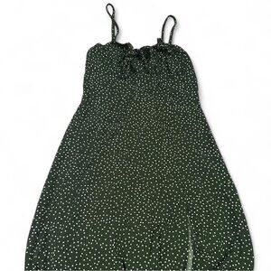 Green Polka Dot Kids Dress
